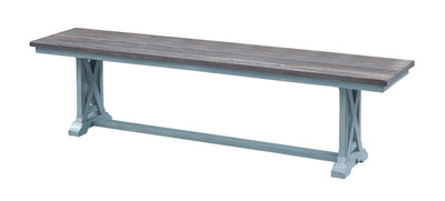 Bar Harbor - Dining Bench - Blue