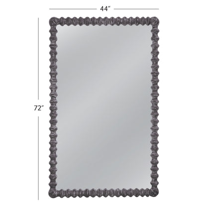 Vallente - Wall Mirror - Dark Gray