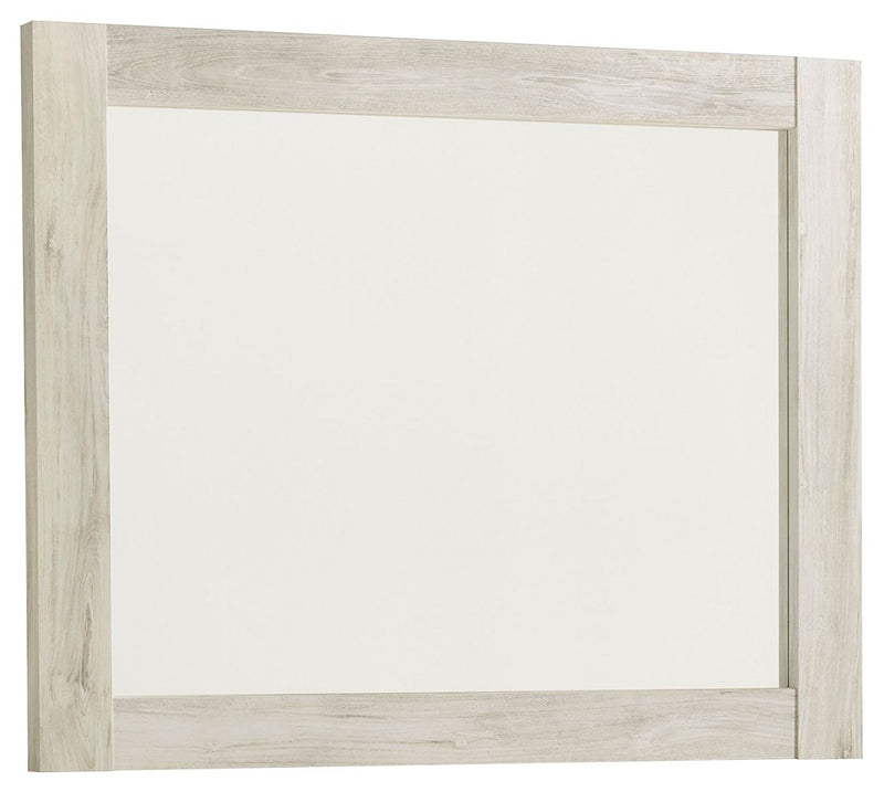 Bellaby - Whitewash - Bedroom Mirror - Wooden Frame