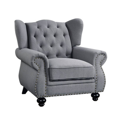 Hannes - Chair - Gray Fabric - Grand Furniture GA