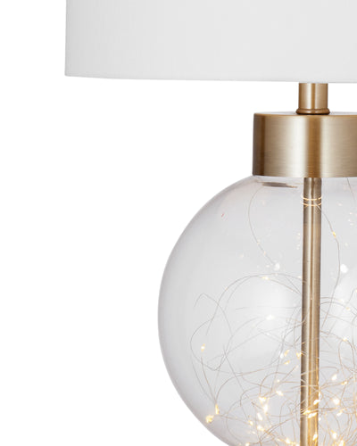 Gander - Table Lamp - Clear / Brushed Gold