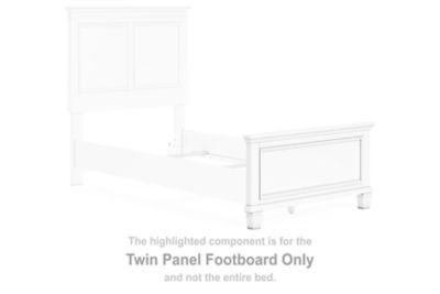 Fortman - White - Twin Panel Footboard