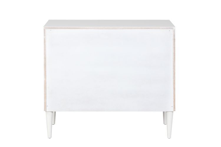 Dubni - Accent Table - White & Black Finish - Grand Furniture GA