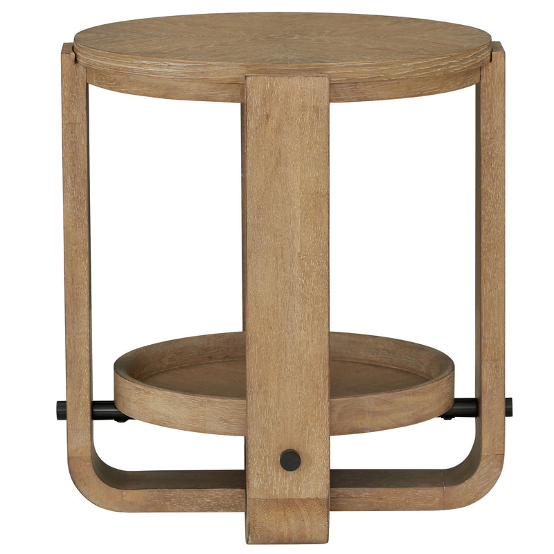 Escape - 3 Piece Occasional Table Set - Glazed Natural Oak