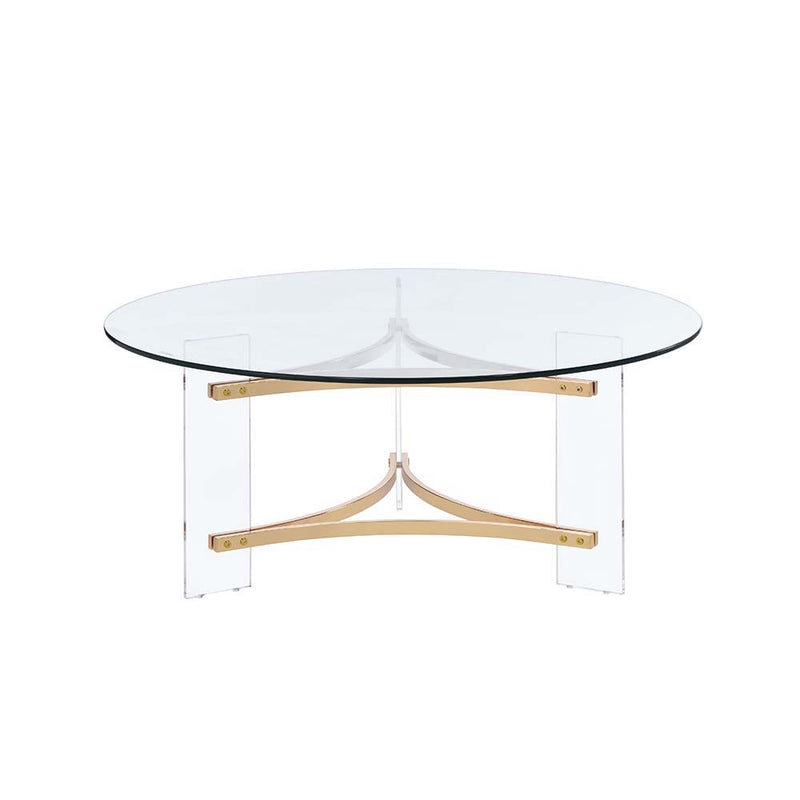 Sosi - Coffee Table - Gold Finish - Grand Furniture GA