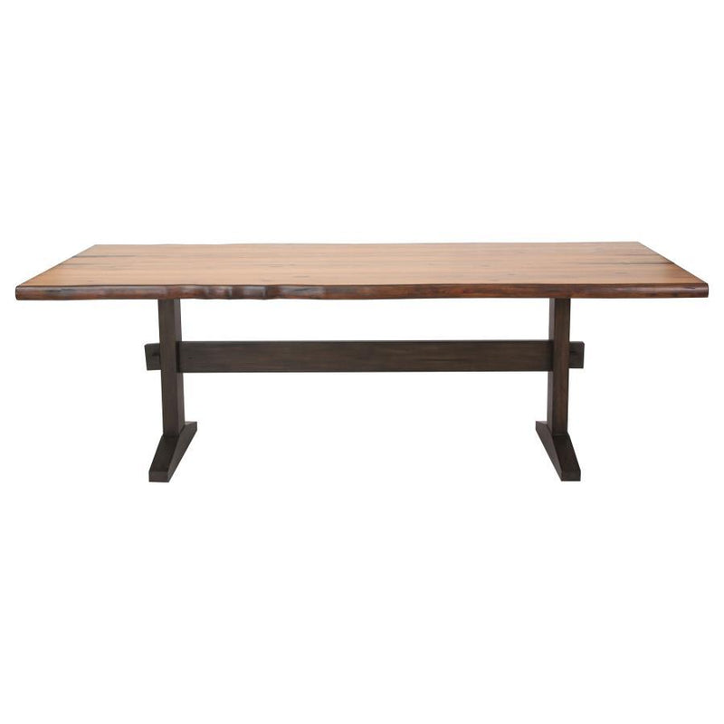 Bexley - Live Edge Dining Table - Natural Honey