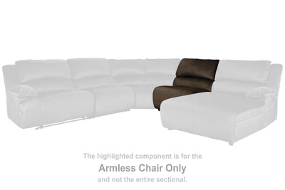 Clonmel - Chocolate - Armless Chair