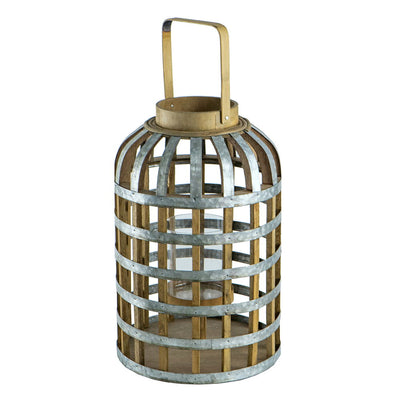 Decorative Lantern With Handle, Wooden Lantern For Indoor / Outdoor, Home Garden Wedding