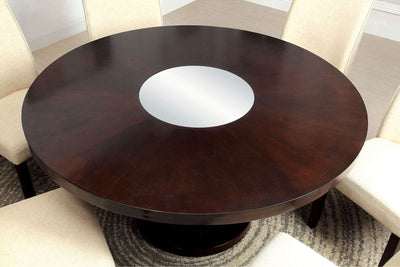 Cimma - Round Dining Table - Espresso - Grand Furniture GA