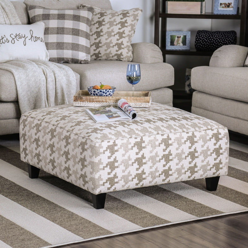 Christine - Ottoman - Light Gray - Grand Furniture GA