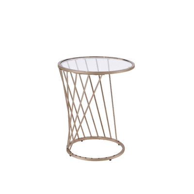 Bluelipe - End Table - Champagne - Grand Furniture GA