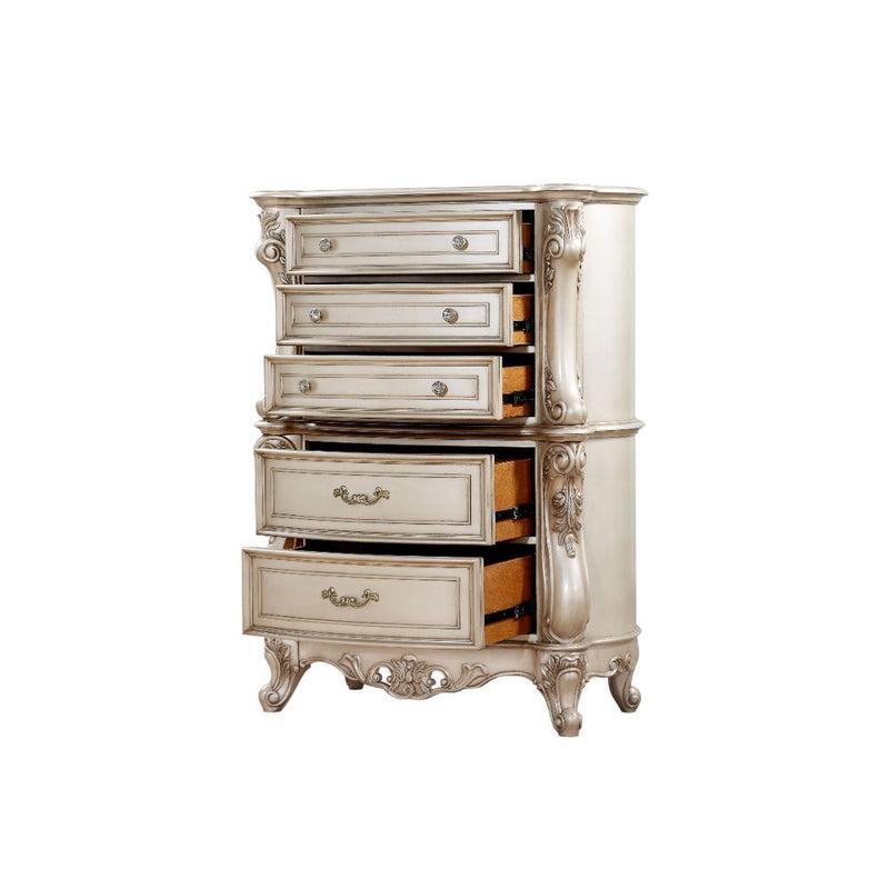 Gorsedd - Chest - Antique White - Grand Furniture GA