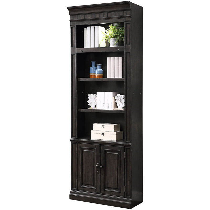 Washington Heights - Open Top Bookcase (32") - Washed Charcoal
