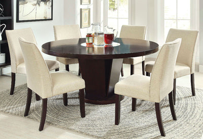 Cimma - Round Dining Table - Espresso - Grand Furniture GA