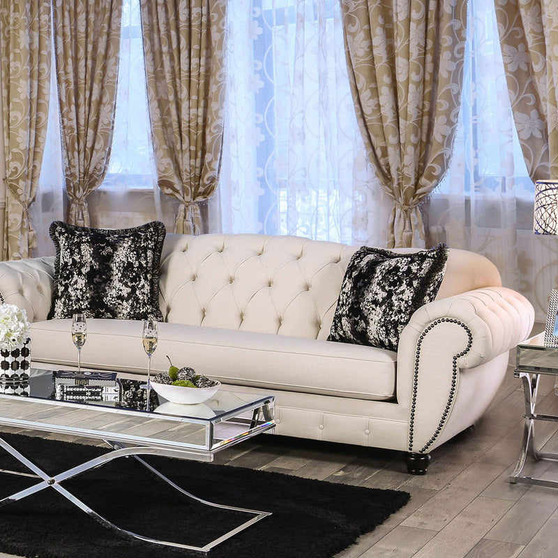 Gilda - Sofa - Beige / Black - Grand Furniture GA