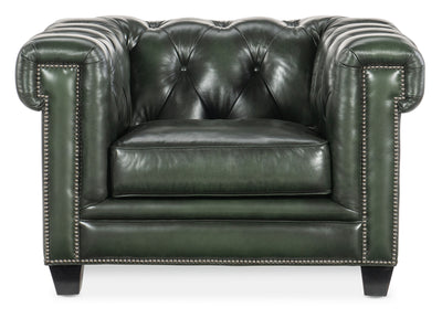 Charleston - Tufted Chair - Dark Green