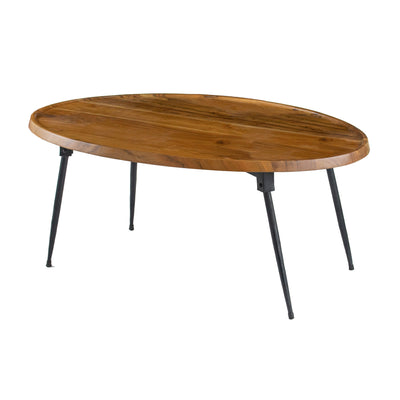 Oval Coffe Table - Brown