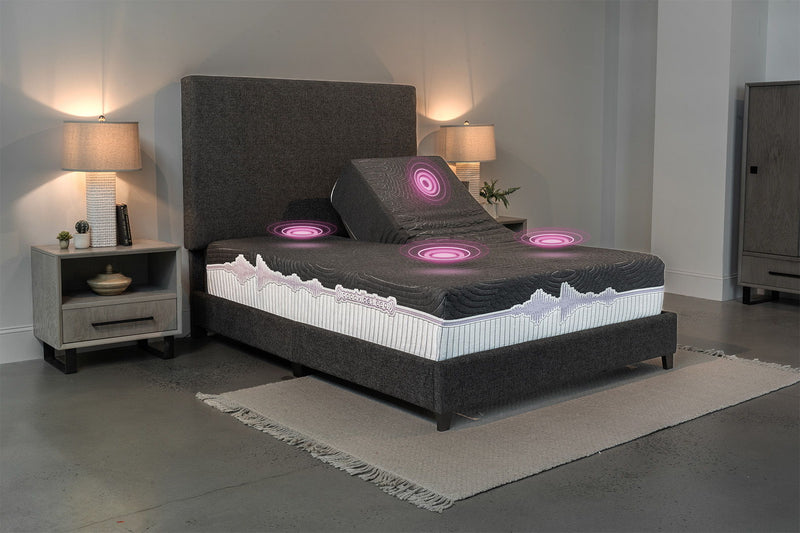 GoodVibeSleep - Soothe Flex Head Mattress And Adjustable Base Comfort Ensemble