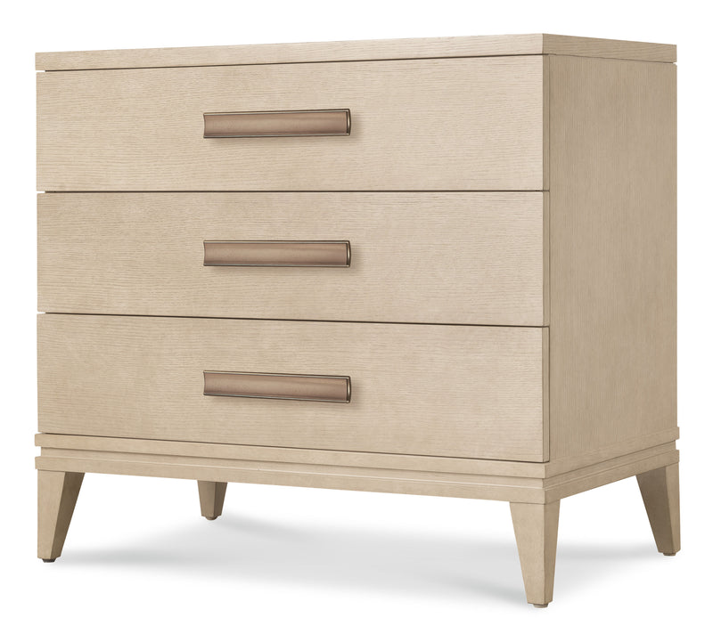 Westwood - Three-Drawer Nightstand - Beige