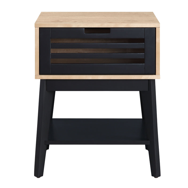 Gamaliel - End Table - Oak & Espresso Finish - Grand Furniture GA