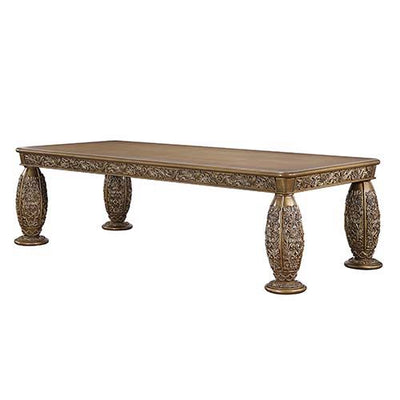 Constantine - Dining Table - Brown & Gold Finish - Grand Furniture GA