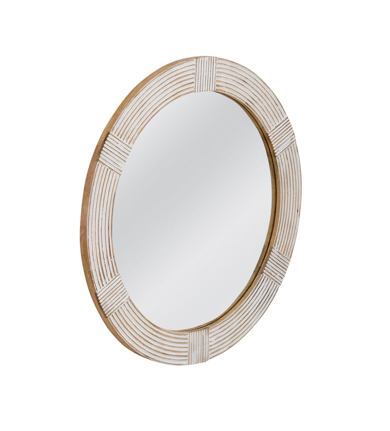 Brockton - Wall Mirror - White Wash