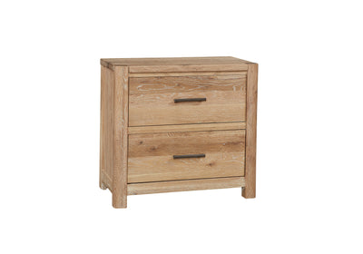 Crafted Oak - Nightstand 2 Drawers