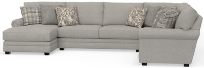 Livingston - Sectional With Comfort Coil Seating And Accent Pillows