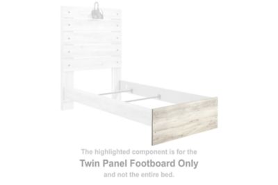 Cambeck - Whitewash - Twin Panel Footboard