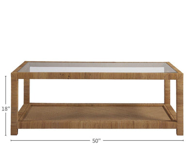 Escape - Long Key Cocktail Table - Light Brown