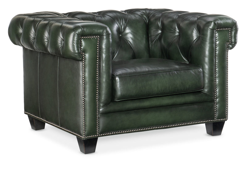 Charleston - Tufted Chair - Dark Green