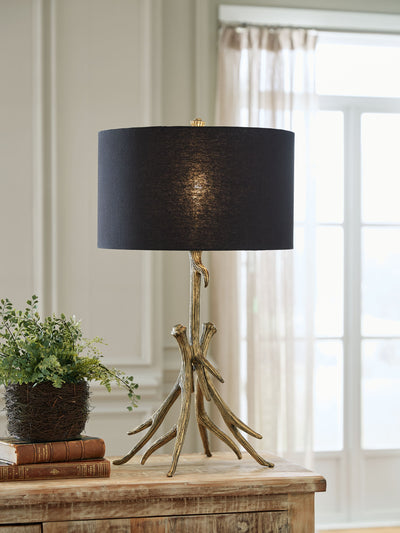 Josney - Antique Gold Finish - Metal Table Lamp