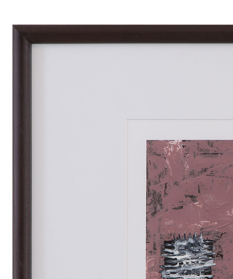 Dual Dichotomy - I Framed Print - Pink / White