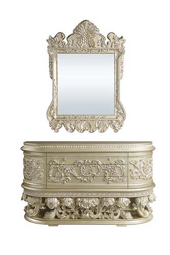 Vatican - Mirror - Champagne Silver Finish - Grand Furniture GA