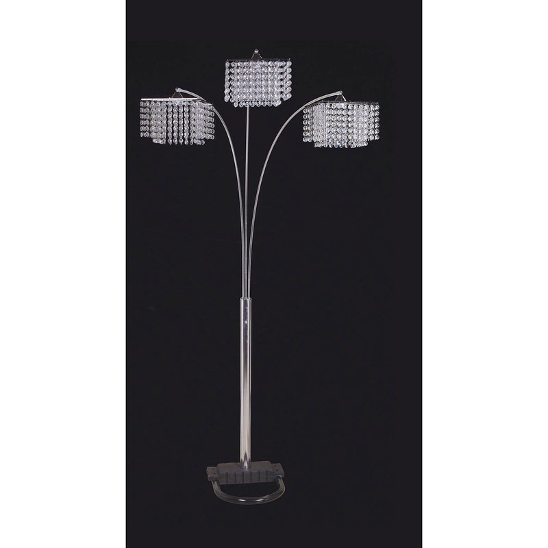 Tina - Arch Lamp - Hanging Crystal