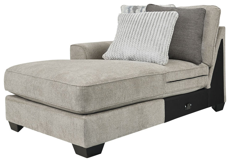 Ardsley - Pewter - Laf Corner Chaise