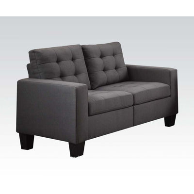 Earsom - Loveseat - Gray Linen - Grand Furniture GA