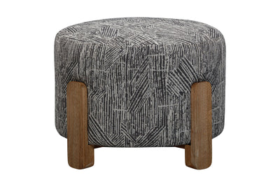 Jasper - Accent Ottoman - Exquisite Zebra