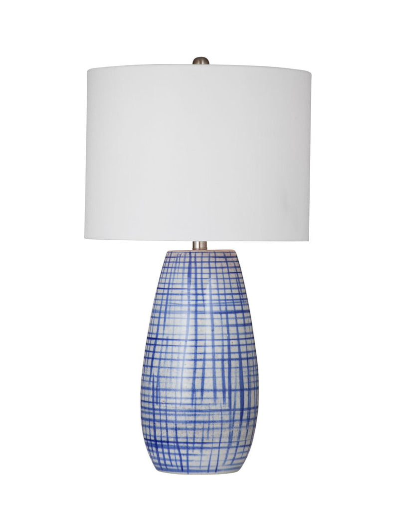 Chatham - Table Lamp - Blue / White