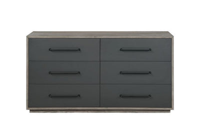 Estevon - Dresser - Gray Oak Finish - Grand Furniture GA