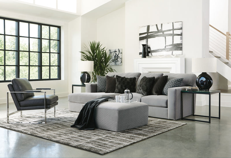 Carlsbad Modular Sectional - LSF Chaise - Charcoal - 38"