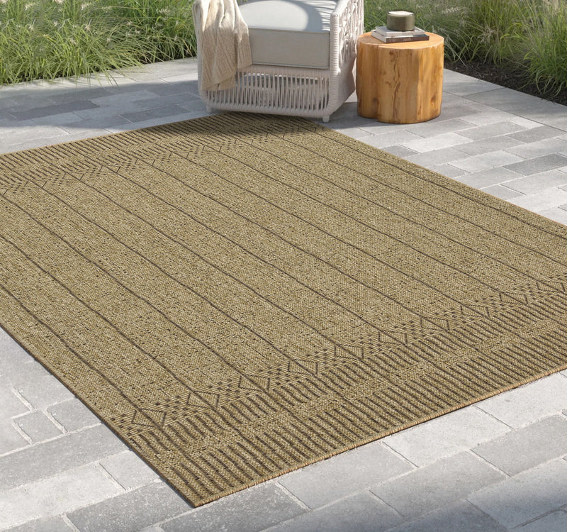 Earth - Indoor / Outdoor, Area Rug - Jute / Black