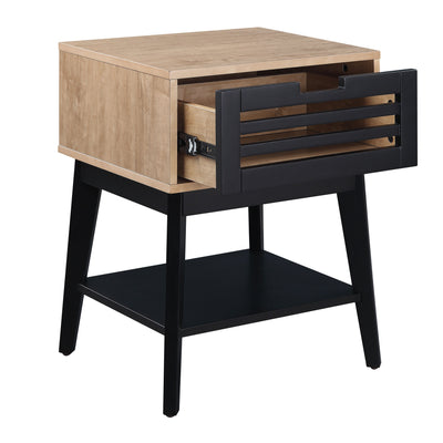 Gamaliel - End Table - Oak & Espresso Finish - Grand Furniture GA