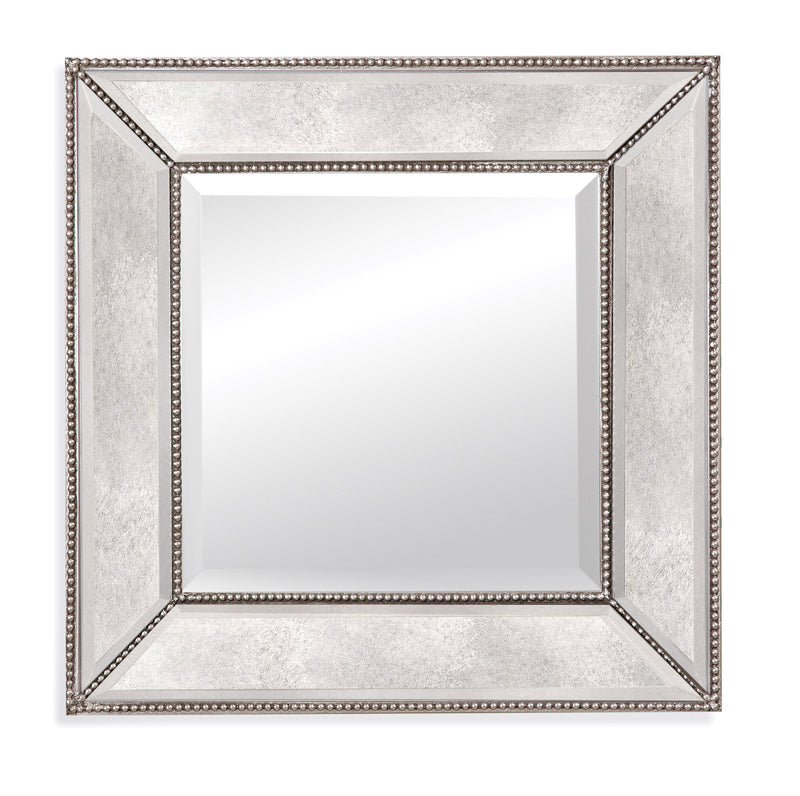 Beaded - Wall Mirror - Silver Leaf