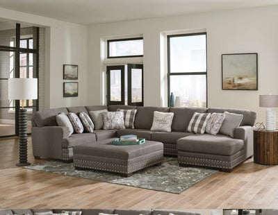 Crawford - RSF Loveseat - Dark Gray - Fabric