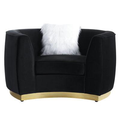 Achelle - Chair - Black Velvet