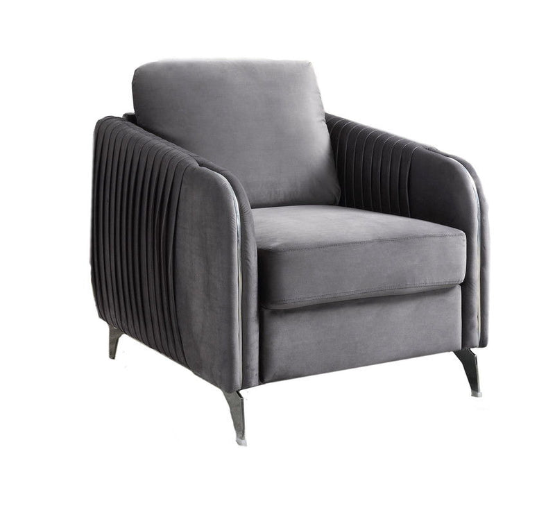 Hathaway - Velvet Modern Chic Accent Armchair