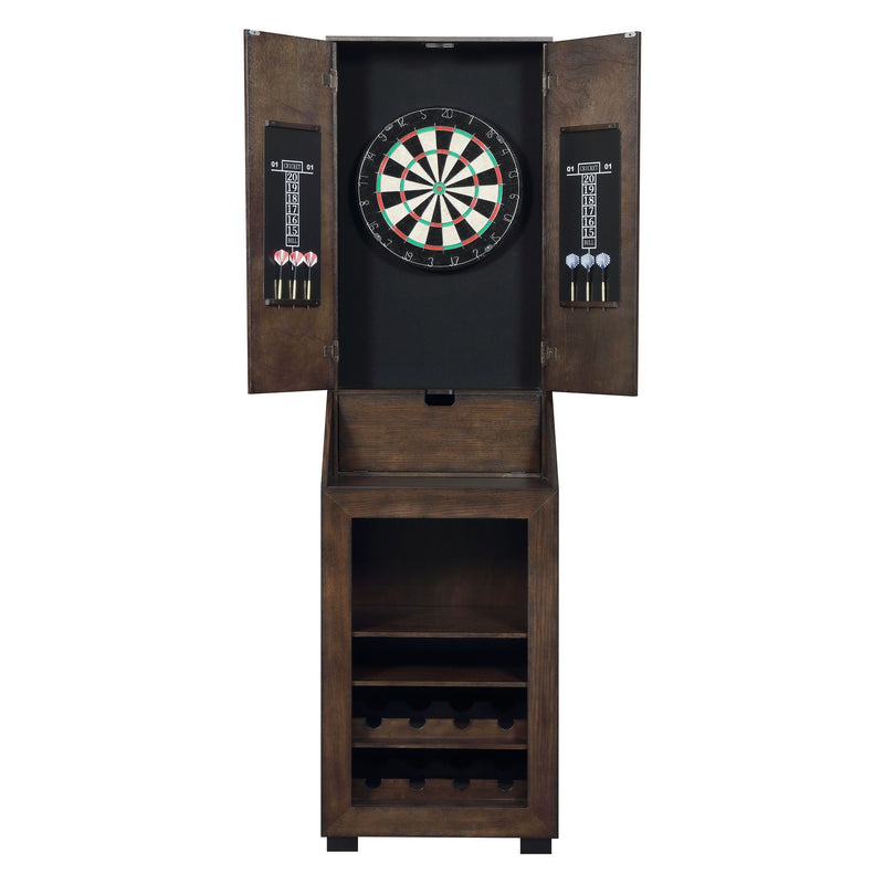 Bones - Dartboard Cabinet Ssg-120405 Cabinet With Dartboard - Dark Brown