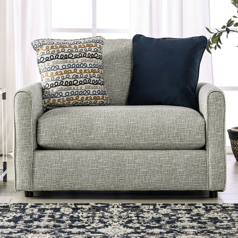 Chancery - Chair & Half - Gray / Navy