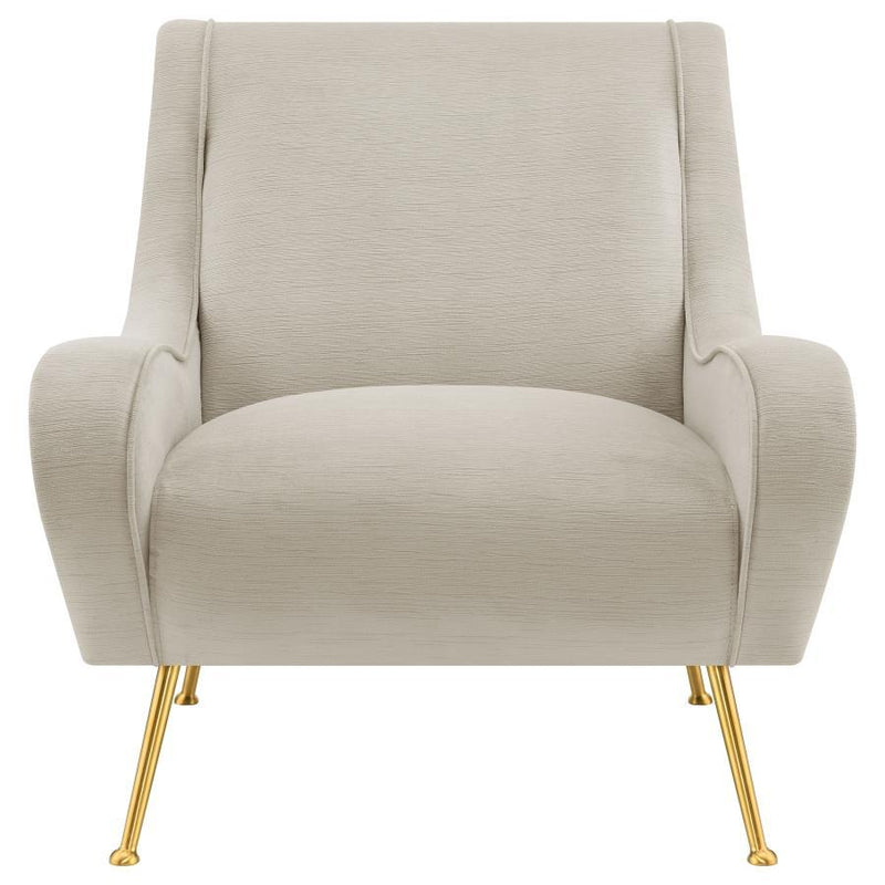 Ricci - Upholstered Saddle Arm Accent Chair